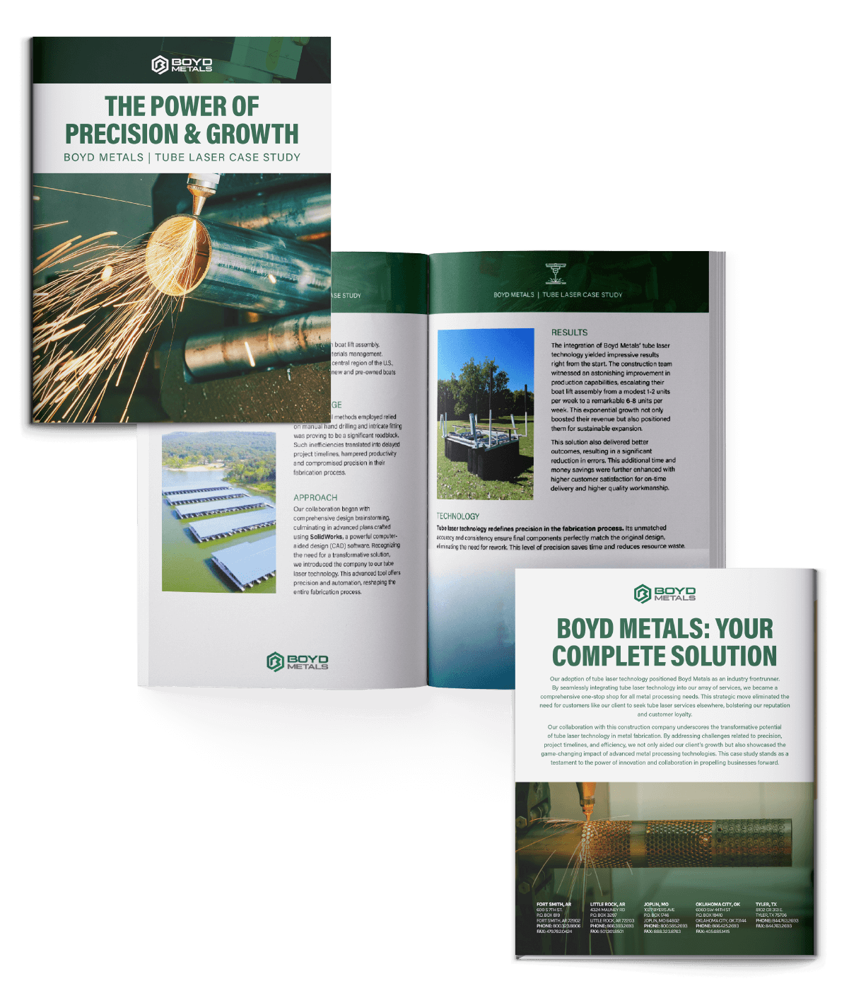 The Power of Precision and Growth Tube Laser Case Study Mockup 